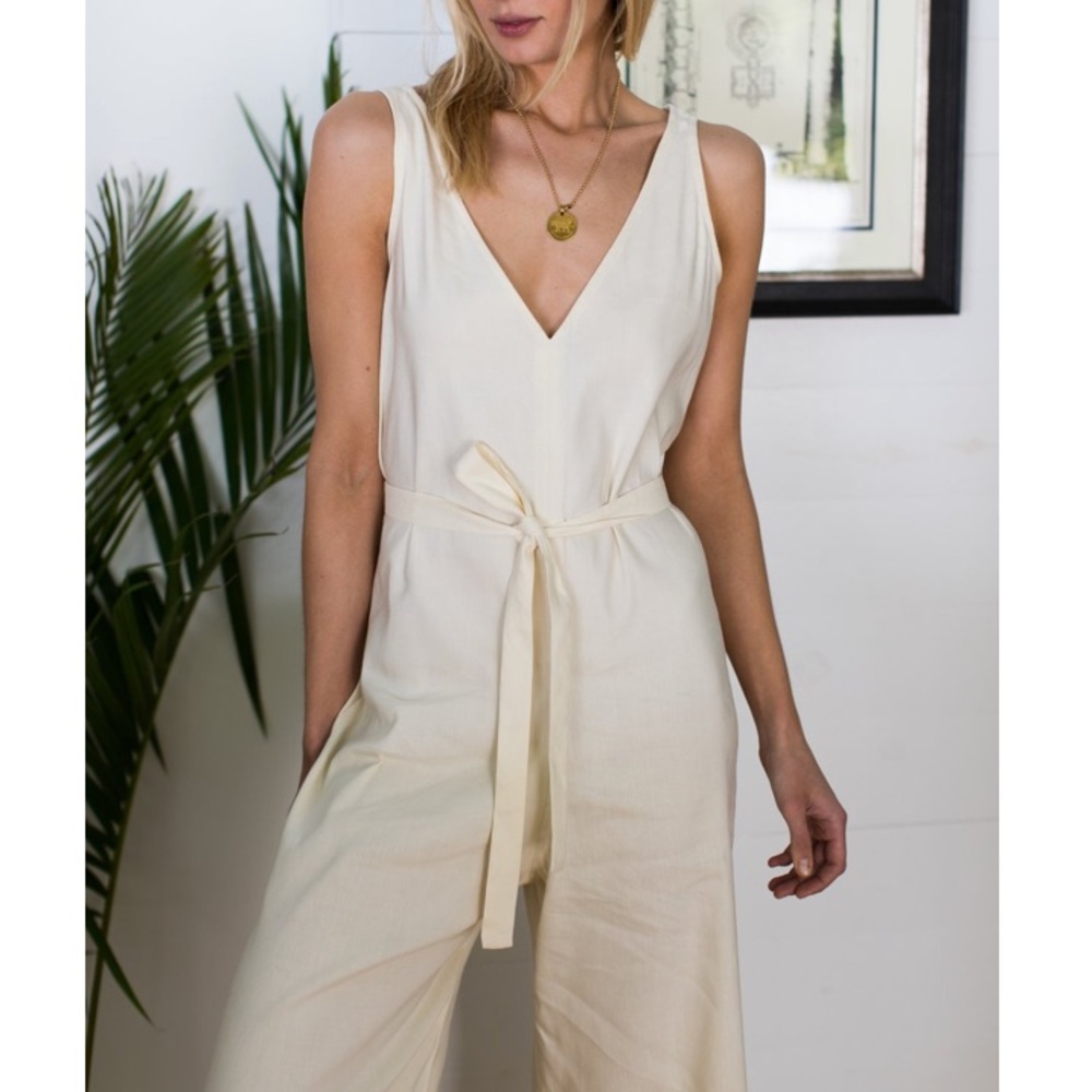 Emerson Fry Babette Jumpsuit- Ivory
